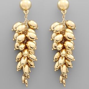 Metal Ball Chandelier Earrings
